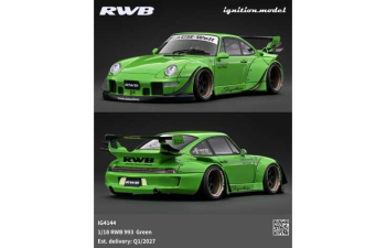 PORSCHE RWB 993, green