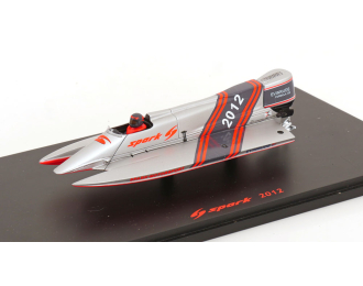 SONSTIGES Race Boat toy fair (2012), silver grey red
