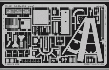 Фототравление Немецкий трейлер Sd.Ah.116