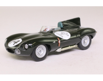JAGUAR D-Type №14 2nd 24h Le Mans, Rolt/Hamilton (1954), green