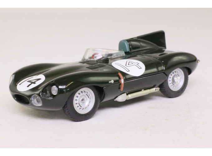 JAGUAR D-Type №14 2nd 24h Le Mans, Rolt/Hamilton (1954), green