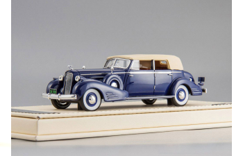 Cadillac V16 Convertible Sedan Fleetwood 1934 (dark blue)