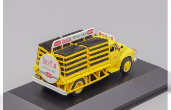 BEDFORD J6 Truck With Bottle Coca-cola 1964, yellow