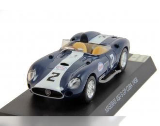 MASERATI 450 S GP Cuba #2 (1958), dark blue / white