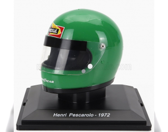 HELMET F1 Casco - March 721 N 16 Season (1972) Henri Pescarolo, Green