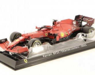 FERRARI SF21 (2021) - Charles Leclerc, Les grandes FERRARI F1 mythe et passion № 3