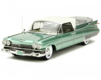 CADILLAC Superior Flower Car (катафалк) 1959 Metallic Light Green/White
