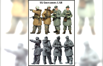 Сборная модель German SS Grenadiers LAH WW2 Set-4