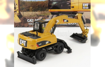 CATERPILLAR Catm318d Escavatore Gommato - Tractor Hydraulic Excavator Scraper, Yellow Black