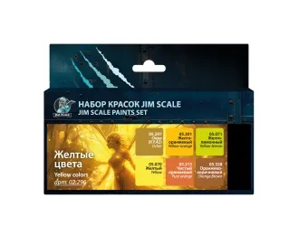 Набор акриловых красок Jim Scale "Желтые цвета"