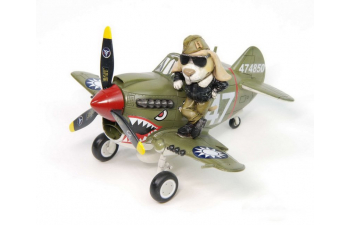 Сборная модель Curtiss P-40 Warhawk Fighter And Pilot