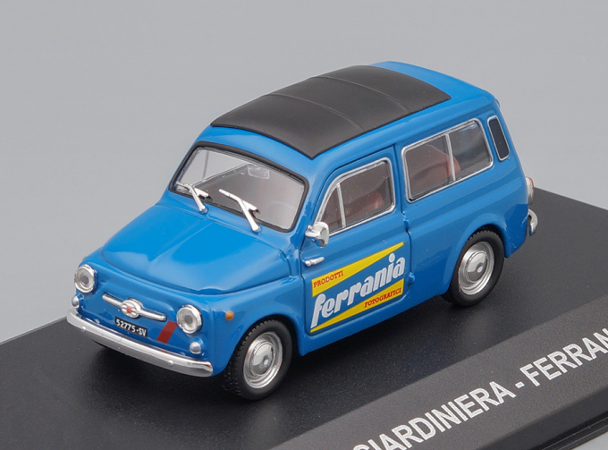 FIAT 500 Giardiniera "FERRANIA" (1964), blue / black