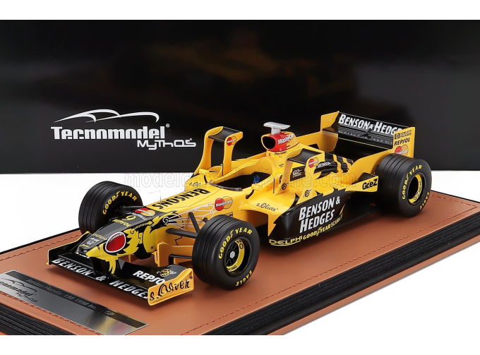 JORDAN F1 198 Honda Mf-301 Hc №9 Imola Gp Damon Hill (1998), Yellow Black