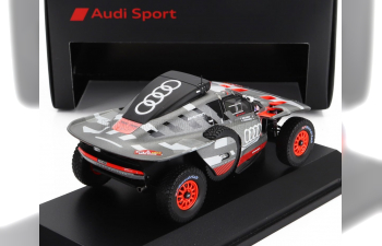 AUDI Rs Q E-tron E2 Team Audi Sport №202 Rally Dakar (2024) Stephane Peterhansel - Edouard Boulanger, Grey Silver Black