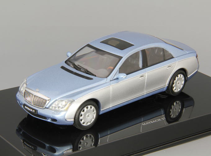 MAYBACH 57 W240 (2002-2012), blue silber metallic / silber metallic