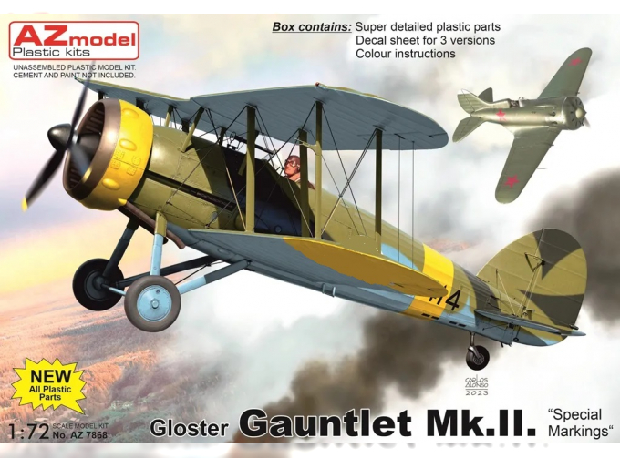 Сборная модель Gloster Gauntlet Mk.II. "Special Markings"