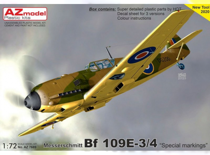 Сборная модель Bf 109E-3 Special marking