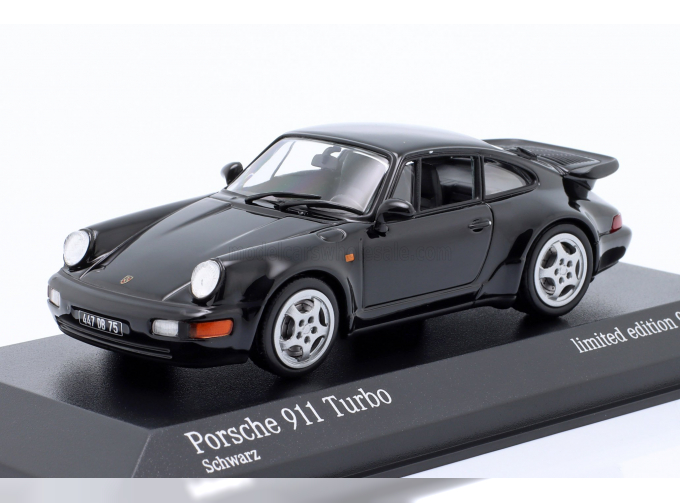 PORSCHE 911 964 Turbo 3.6 (1990), Black