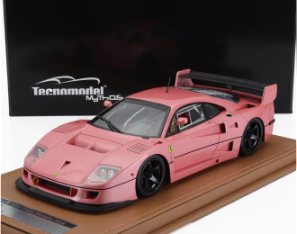 FERRARI F40 Lm Press Version (1996) - With 5 Spoke Black Rims, Pink Met