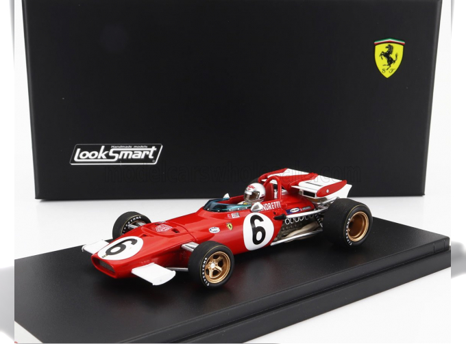 FERRARI F1 312b №6 Winner South Africa Gp (1971) Mario Andretti, Red White