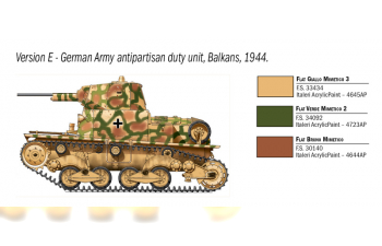 Сборная модель Итальянский танк Carro Armato L6/40