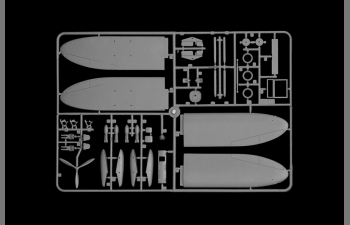 Сборная модель CANT Z.501 Gabbiano Idrovolante Airplane Military Aeronautica Militare