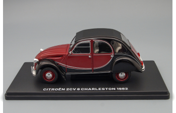 CITROEN 2CV Charleston 1982, bordeaux / black, Samochody PRL 51