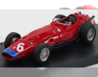 MASERATI F1 250f 12cil N 6 Gp Italia 1957 Jean Behra, Red