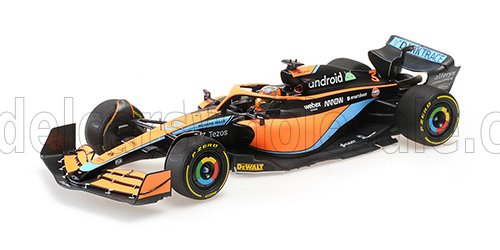 McLAREN F1 Mcl36 Mercedes Team Mclaren N3 Bahrain Gp (2022) Daniel Ricciardo, Orange Light Blue