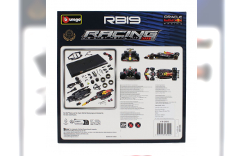 Сборная модель RED BULL F1 Rb19 Team Oracle Red Bull Racing №11 Season (2023) Sergio Perez, Matt Blue Yellow Red