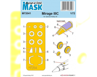 Маска окрасочная Mirage IIIC