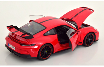 PORSCHE 911 (992) GT3 (2022), red black