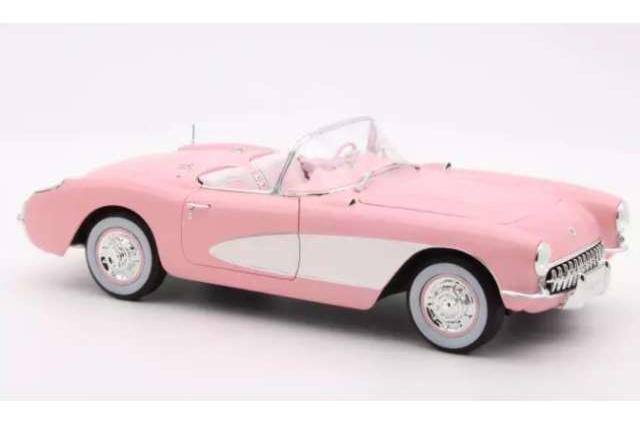 CHEVROLET Corvette (1956), pink/beige