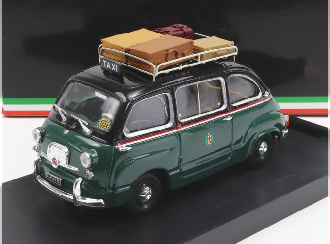 FIAT 600D MULTIPLA TAXI MILANO (1960), GREEN BLACK