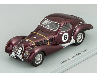 TALBOT #8 P. de Massa - J-N Mahe LM (1939), burgundy