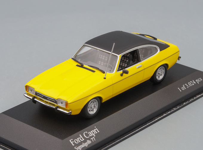 FORD Capri II (1974-1977), yellow