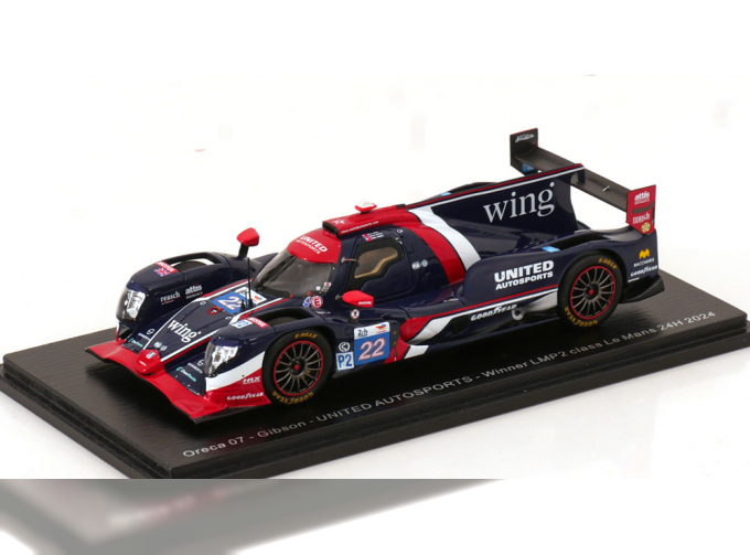 ORECA 07 Gibson No 22 Winner LMP2 Class 24h Le Mans, Garg/Jarvis/Siegel (2024)