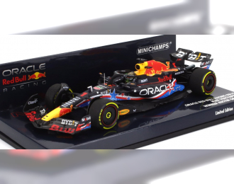 RED BULL F1 Rb19 Team Oracle Red Bull Racing №1 World Champion Winner Austin Usa Gp (2023) Max Verstappen, Matt Blue