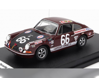 PORSCHE 911t Team Egreteaud №66 24h Le Mans (1969) J.Egreteaud - R.Lopez, Bordeaux Black