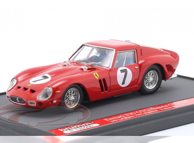 FERRARI 330 GTO chassis #GT3765 №7 24h LeMans Mike Parkes, Lorenzo Bandini (1962)