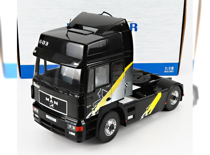 MAN F2000 19.603 Silent Tractor Truck 2-assi 1994, Black Silver