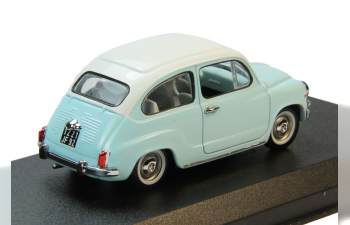 FIAT 600D (1965), blue / white