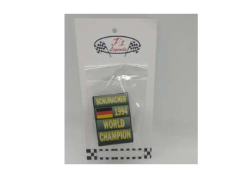 Информационное табло (пит-борд) Michael Schumacher World Champion F1 Sign (1994)