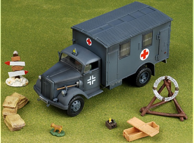 OPEL Blitz 4x4 AMBULANCE + 1 фигурка - Forces of Valor