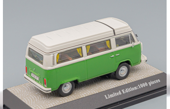 VOLKSWAGEN T2b Camper, green / beige