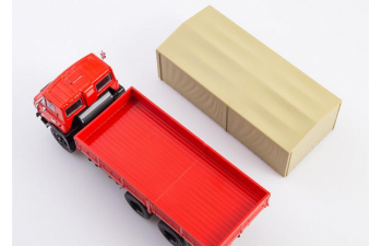 Камский грузовик Э5320 бортовой, красный