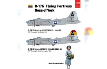 Сборная модель B-17G Flying Fortress Rose of York