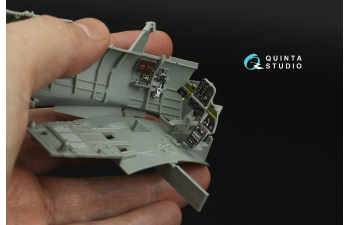 3D Декаль интерьера кабины пилота для SBD-1/SBD-2 Dauntless (Accurate Miniatures / Academy/и т.д.)