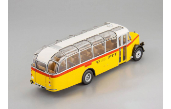 SAURER L4C "PTT" (Почта Швейцарии) 1959 Yellow/White