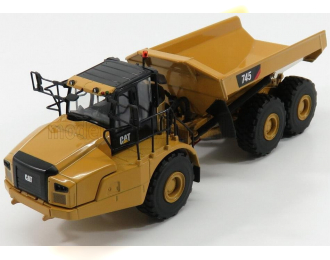 CATERPILLAR Cat745 Cassone Ribaltabile Cava 3-assi - Articulated Truck, Yellow Black